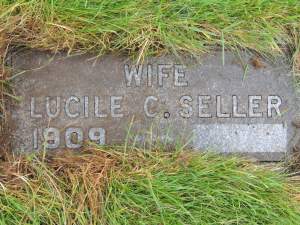 Lucile gravemarker